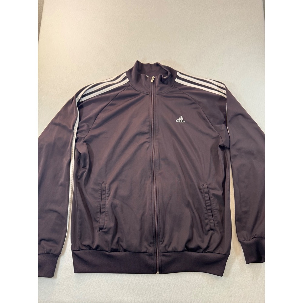 Adidas Clima365 Performance Essentials Track Jacket Mens Large Purple E82768